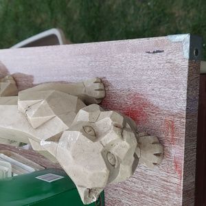 Vintags Jaguar sculpture